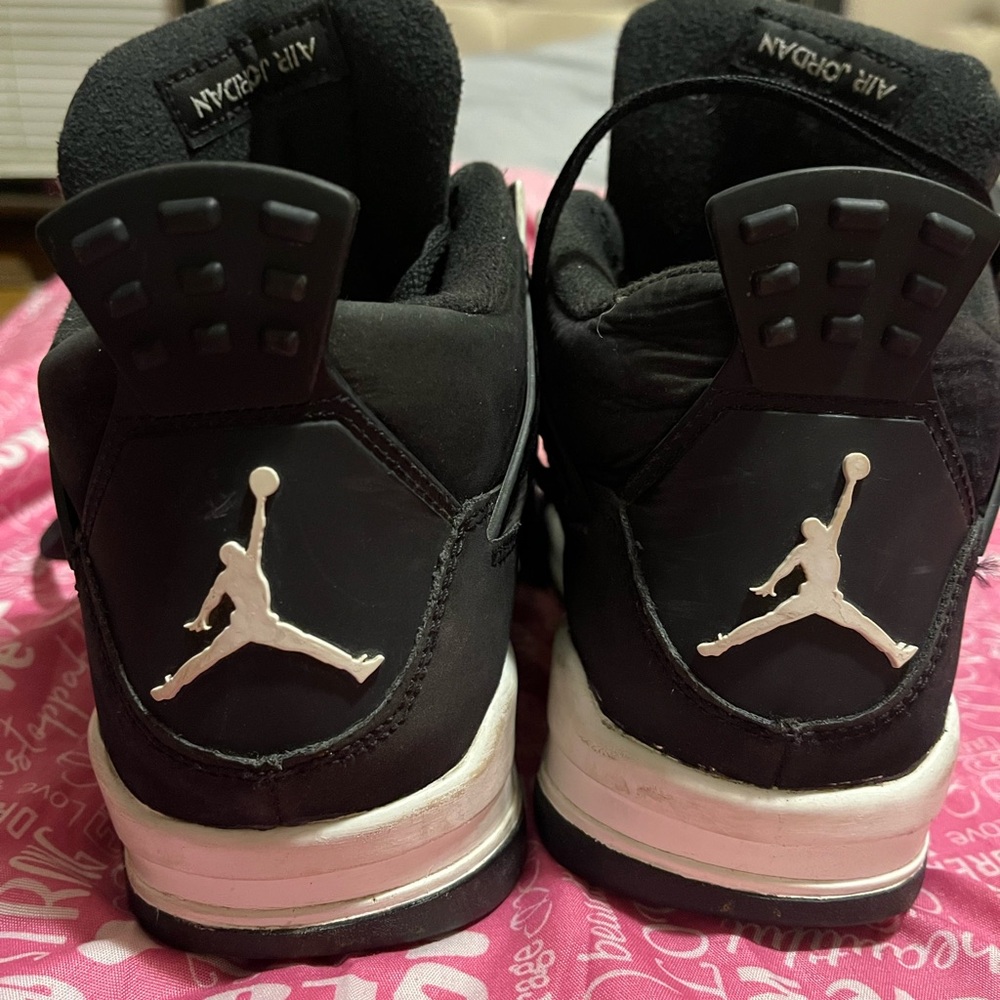 Jordan Kids Black and White Sneakers